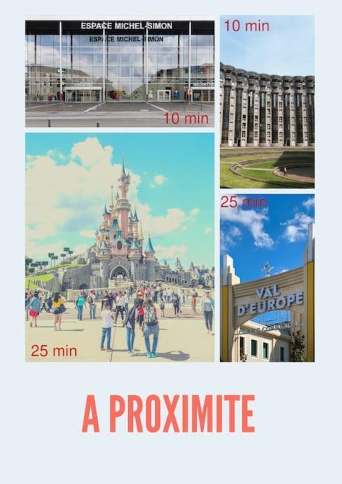 Appart Proche Disneyland Et Paris Appartement Noisy-le-Grand Buitenkant foto